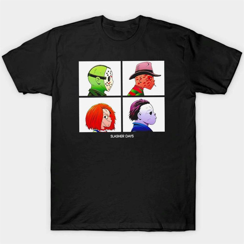 Slasher Days Jason Voorhees Freddy Krueger Chucky Michael Myers Halloween Shirt
