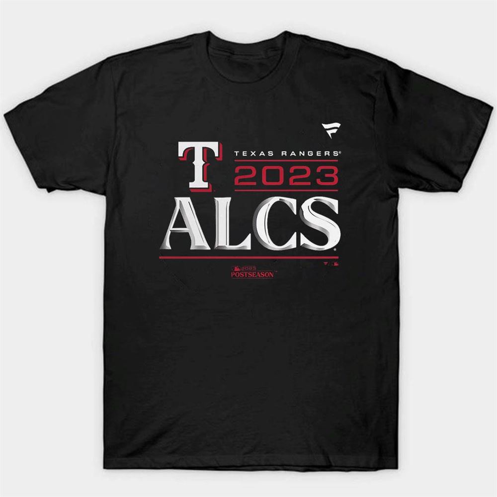 Texas Rangers Fanatics 2023 Alcs Locker Room Shirt