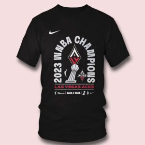 4 Las Vegas Aces Nike 2023 WNBA Finals Champions T Shirt