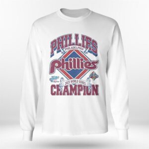 4 Philadelphia Phillies World Series Champions Mlb 1980 2008 And 2023 Baseball Vintage Shirt