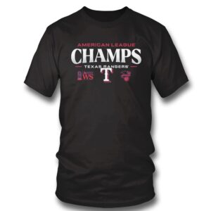 Texas Rangers 2023 American League Champions T-Shirt