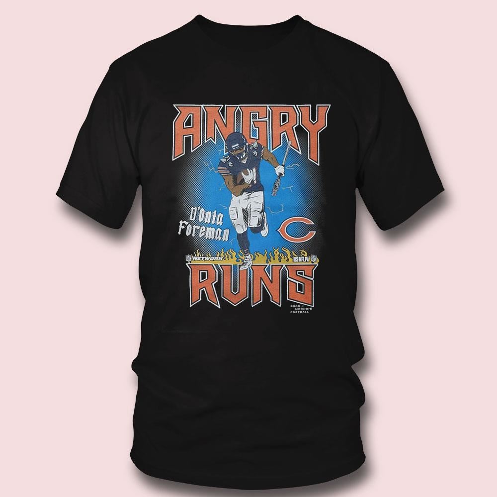 Angry Runs Bears D’onta Foreman Shirt