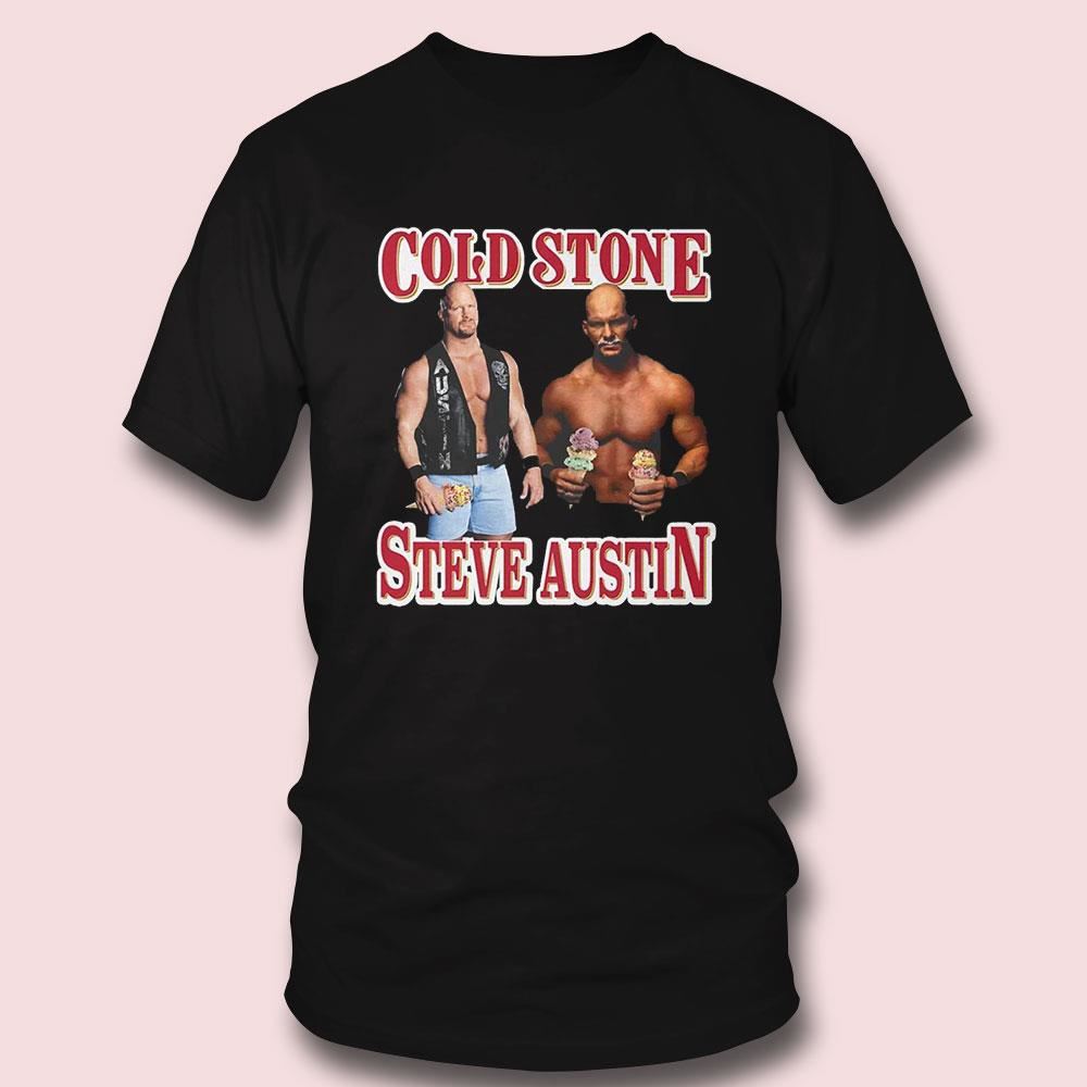 Cold Wrestler Cold Stone Steve Austin T-shirt