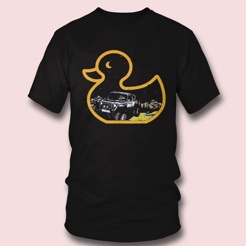 Duck The Galaxy Night Shirt Ladies Tee