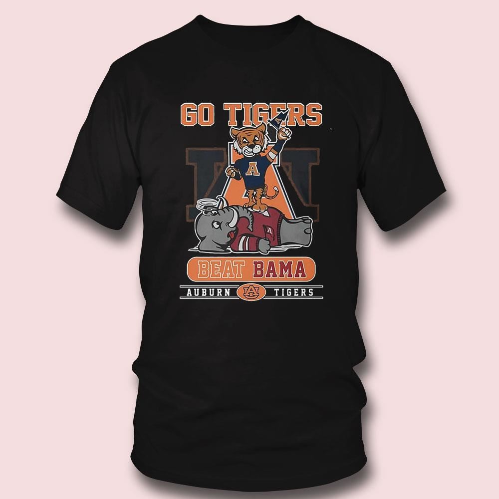 Go Tigers Beat Bama Auburn Tigers T-shirt