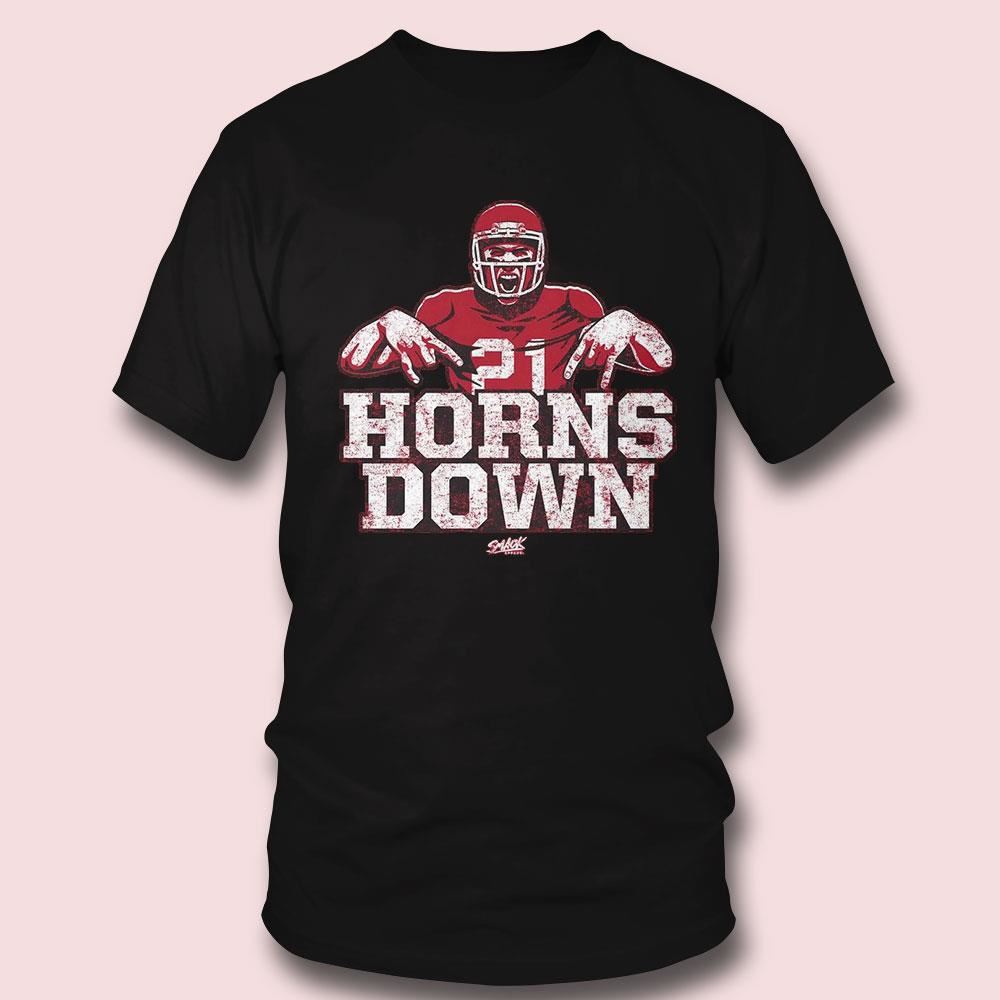 Horns Down Shirt For Oklahoma College Fans