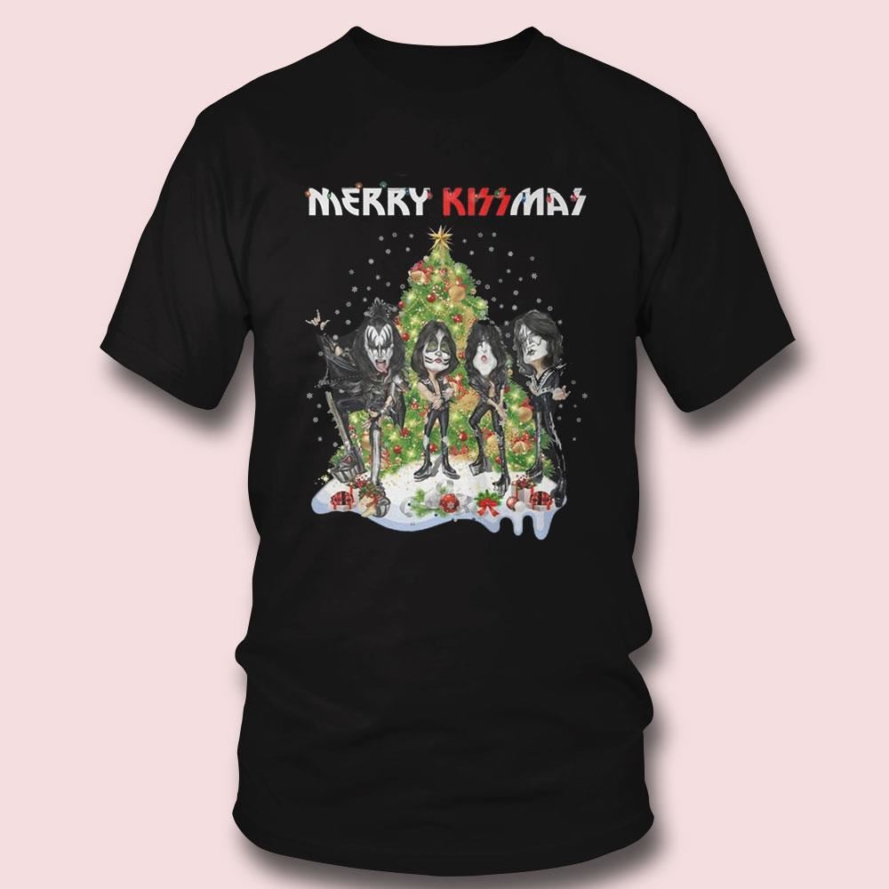 Merry Kissmas Kiss Rock Band T-shirt