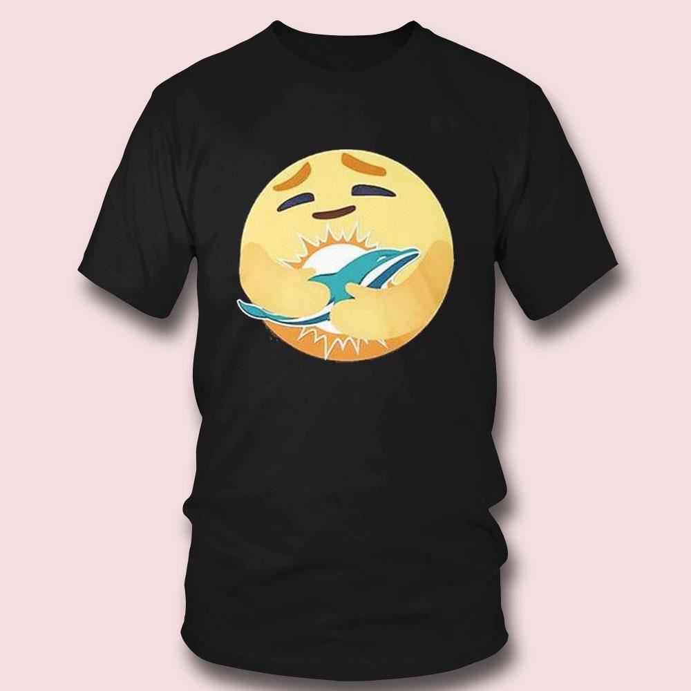 Miami Dolphins Emoji Shirt Ladies Tee