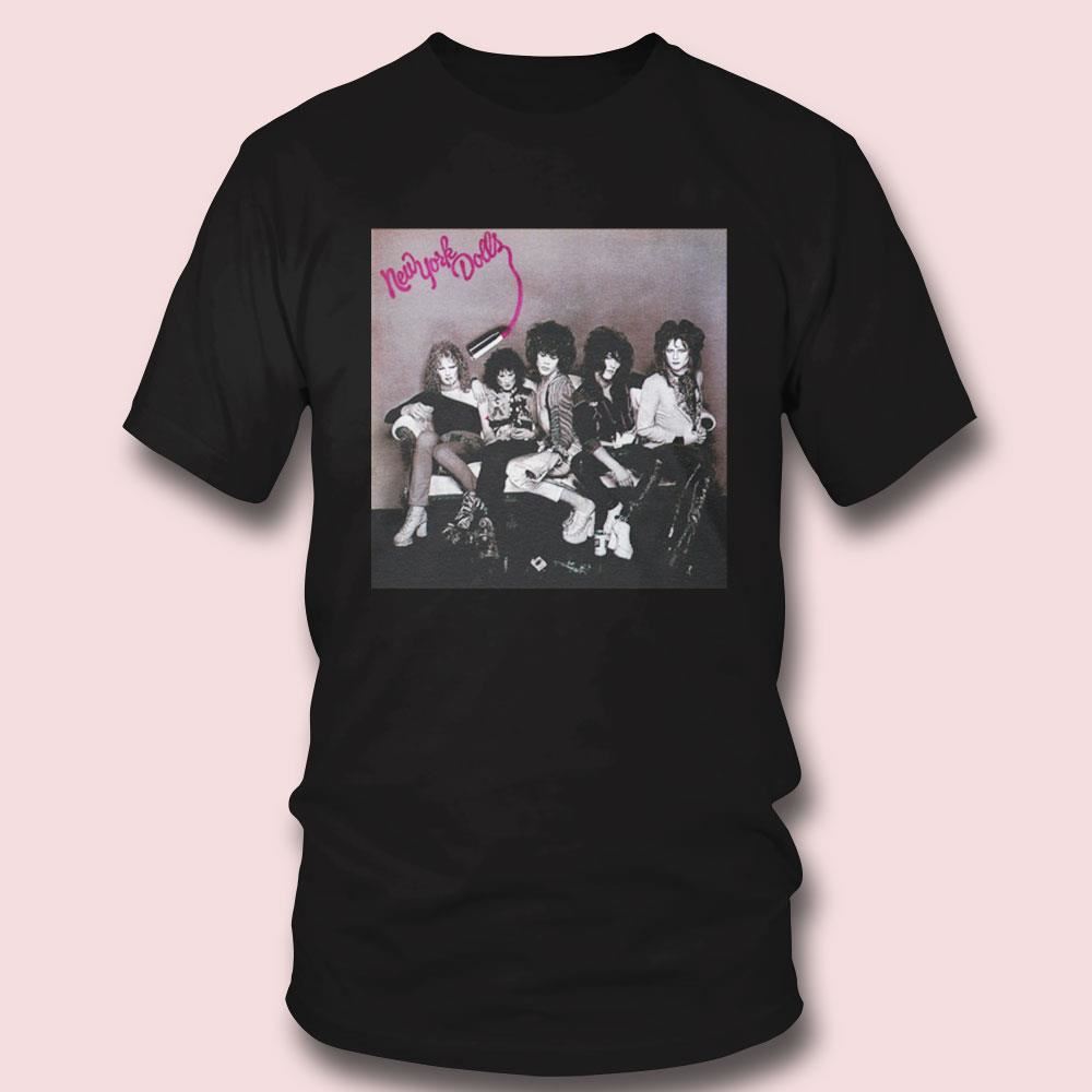 New York Dolls Self Titled Album Track Listing Shirt Ladies Tee