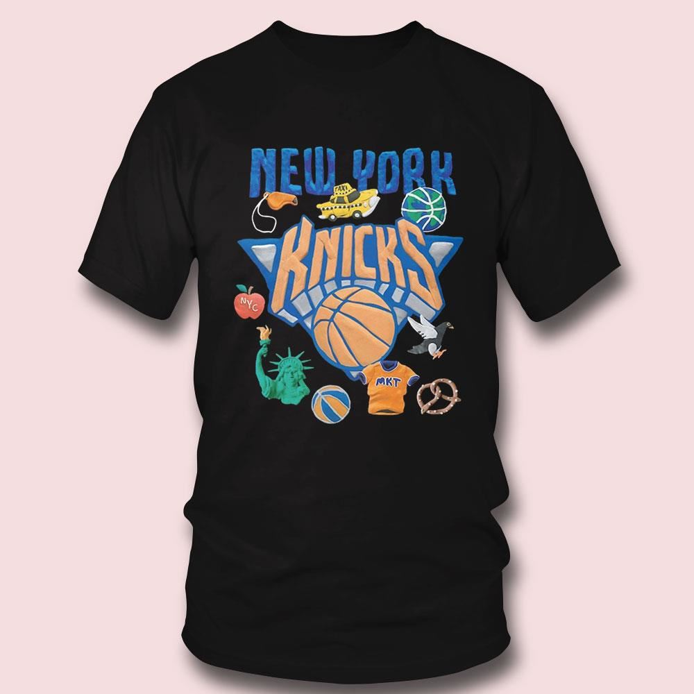 New York Knicks Nba Market Claymation T-shirt