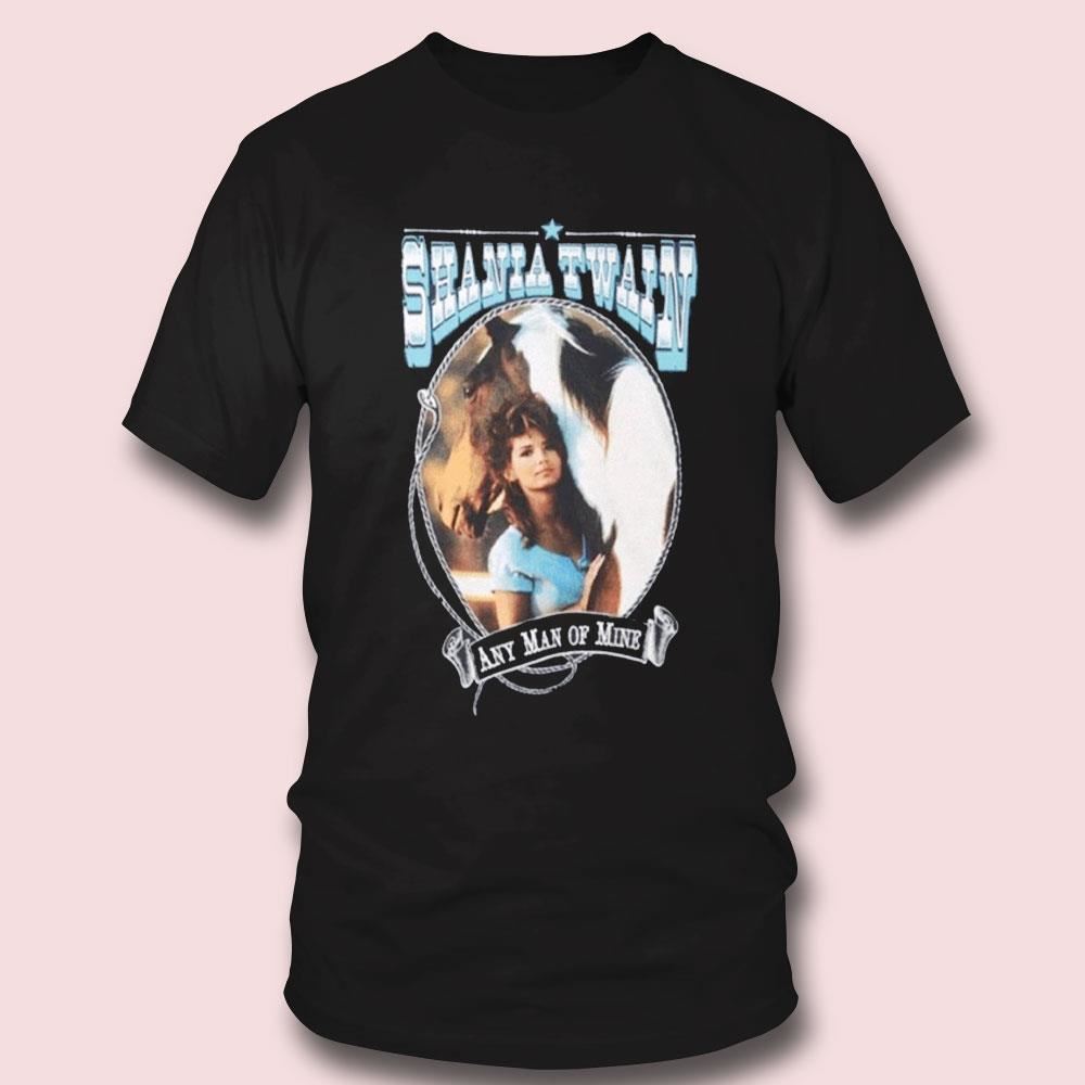 Taylor Swift Shania Twain Any Man Of Mine Tours T-shirt