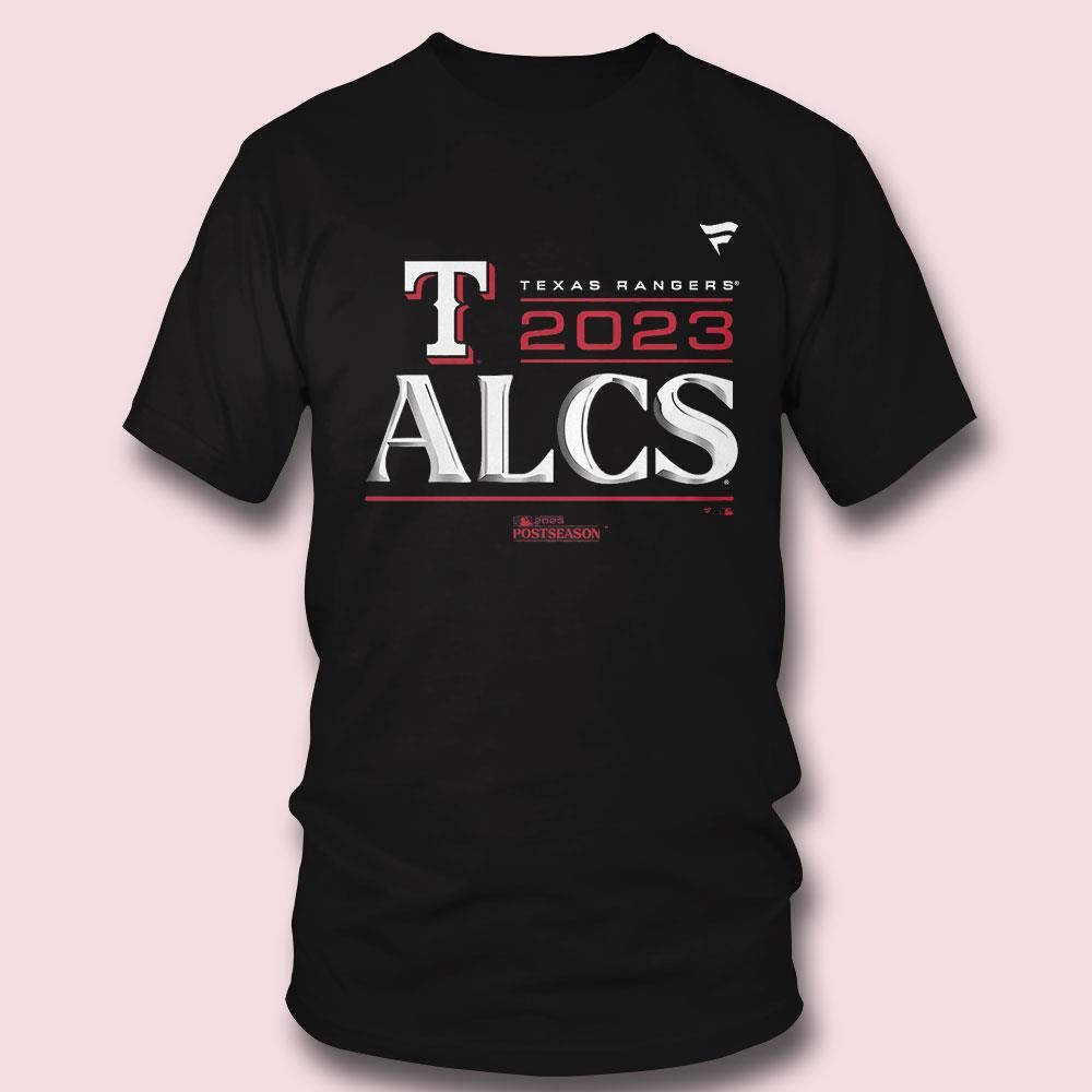 Texas Rangers Fanatics 2023 Alcs Locker Room Shirt