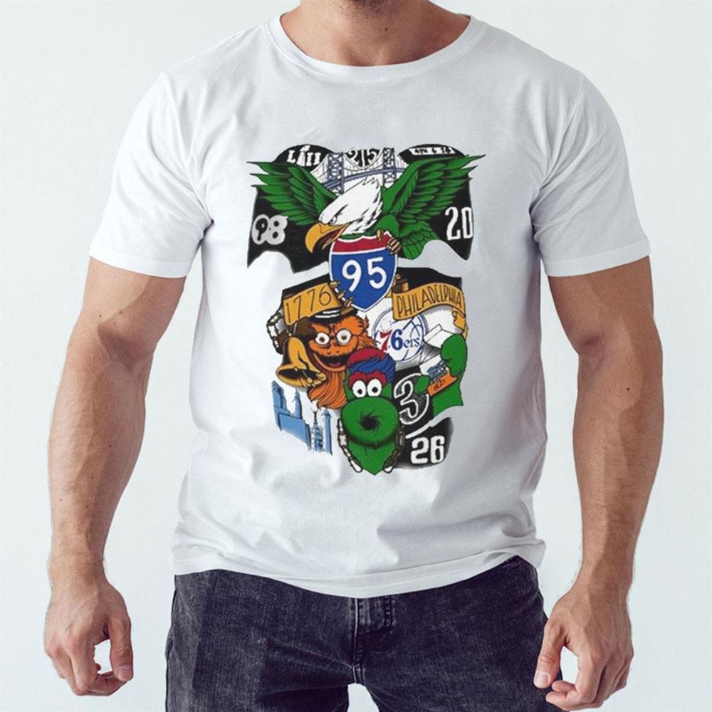 Bryson Stott Dunphy 215 Philly Tattoo Shirt Ladies Tee