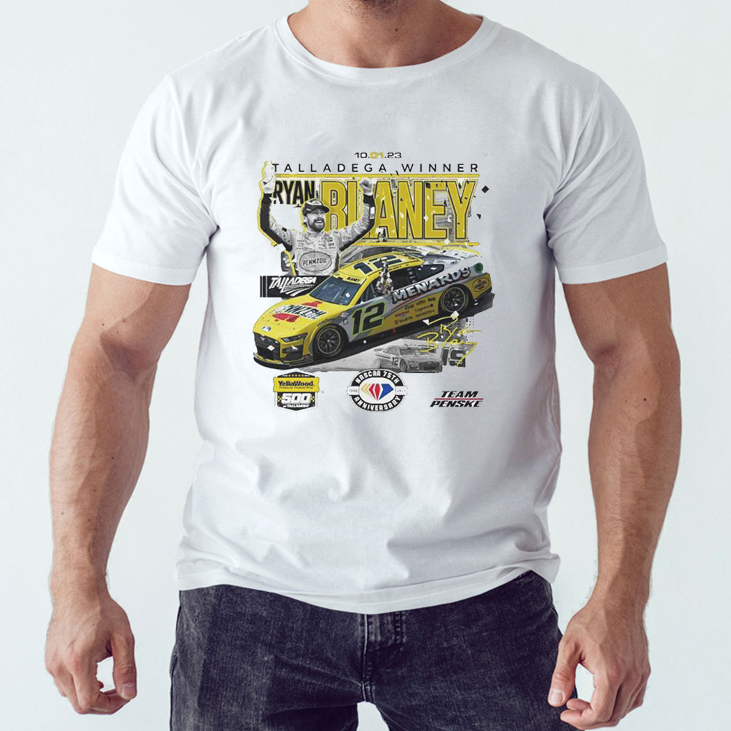 Ryan Blaney 2023 Yellawood 500 Race Winner Shirt