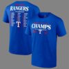 Texas Rangers Fanatics Branded 2023 American League Champions T-Shirt