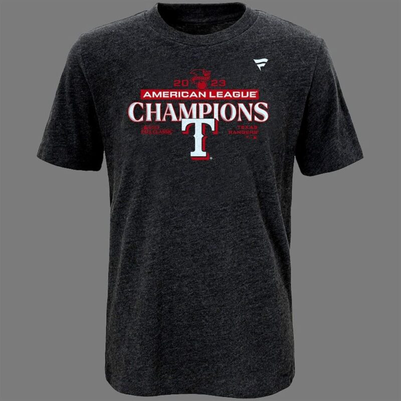 Texas Rangers Fanatics Branded 2023 American League Champions T-Shirt
