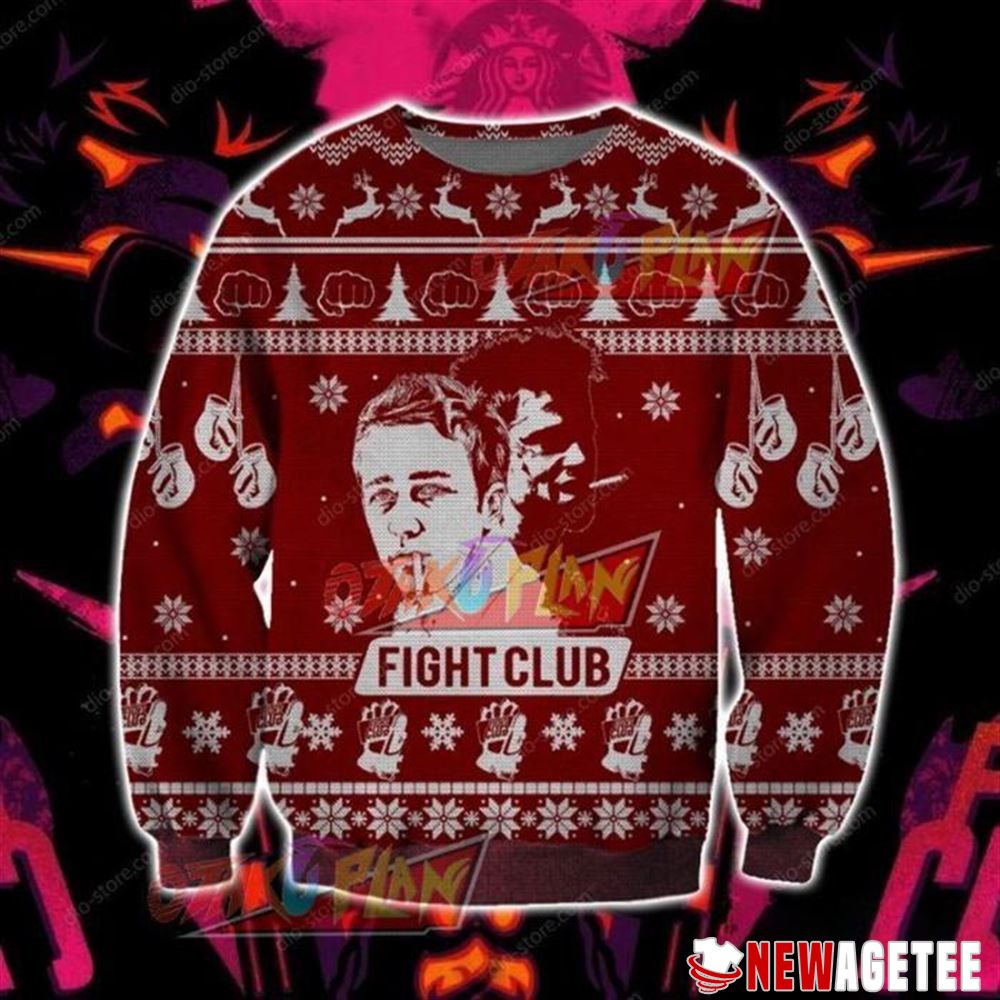 Fight Club Knitting Pattern Christmas Ugly Sweater