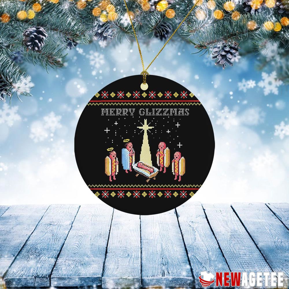 Merry Glizzmas Ugly Ornament