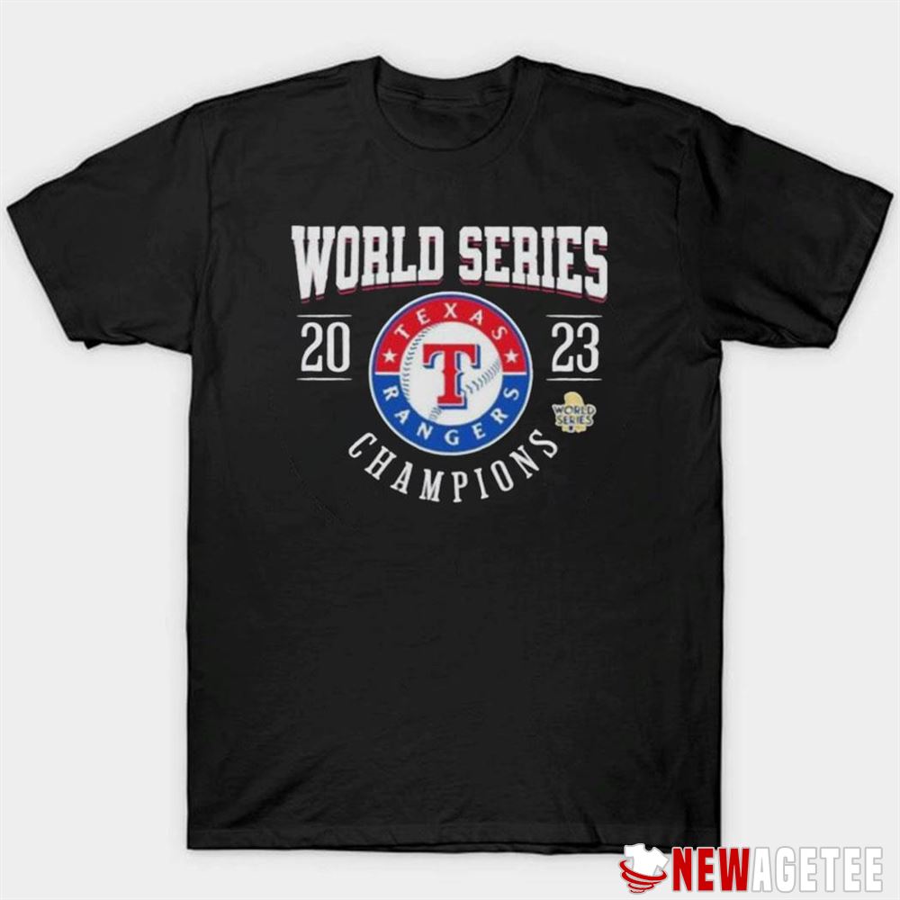 Official 2023 Texas Rangers World Series Champion Shirt