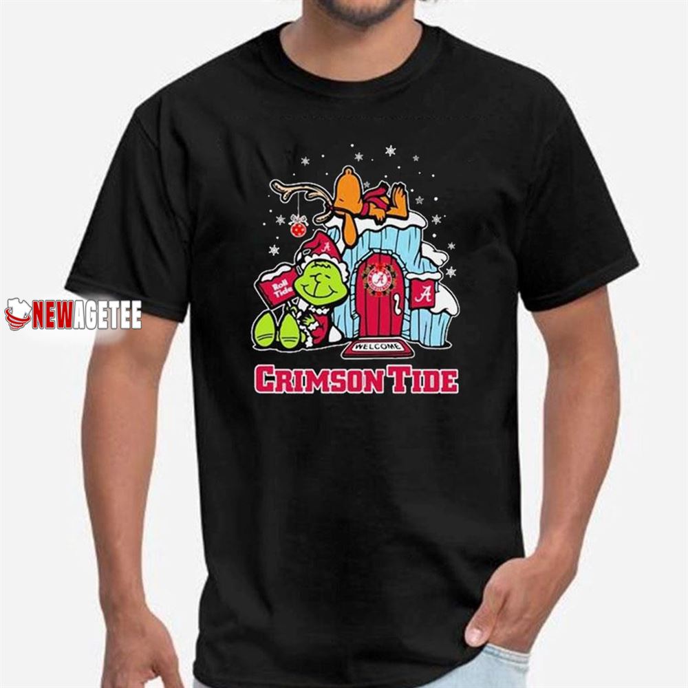 Alabama Crimson Tide Grinch Nuts Welcome Christmas T-shirt