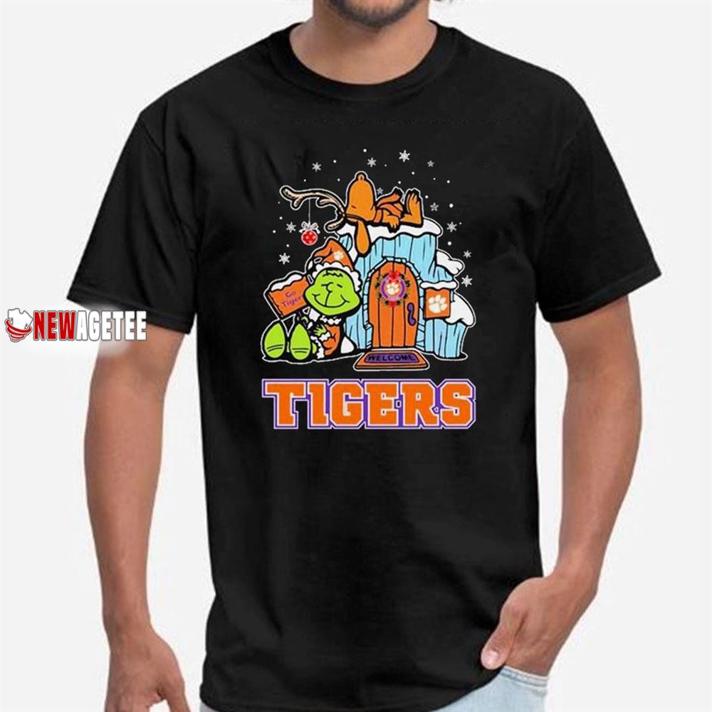 Clemson Tigers Grinch Nuts Welcome Christmas T-shirt