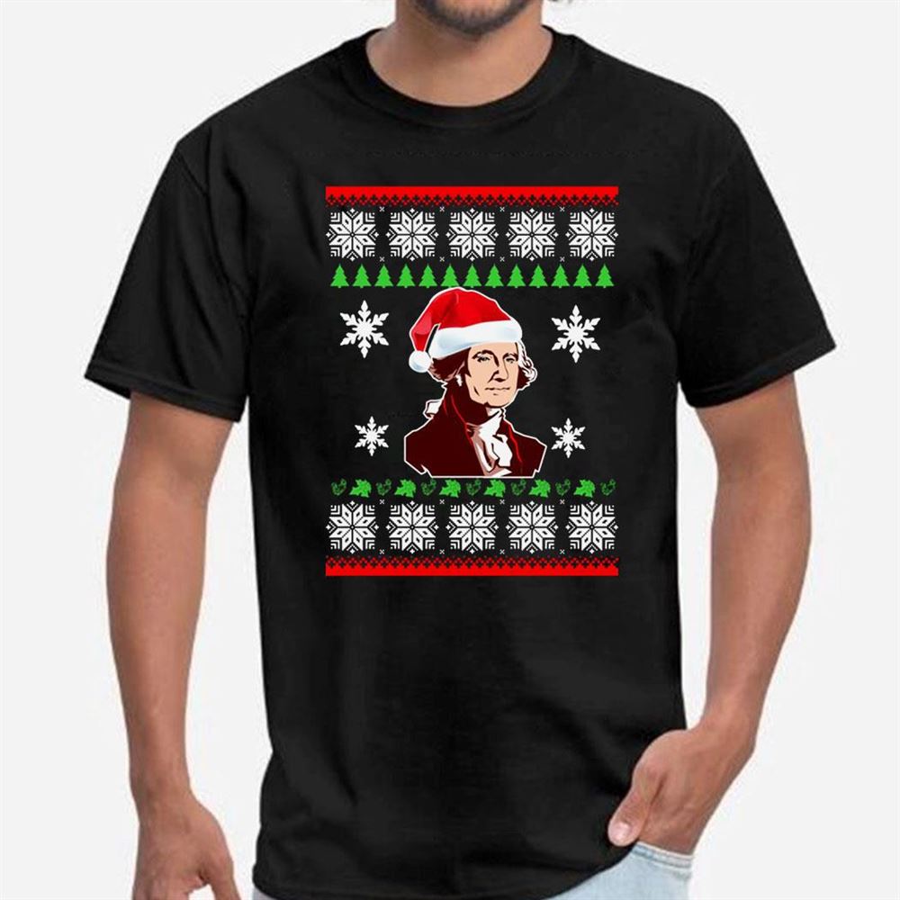 George Washington Ugly Christmas Sweatshirt George Washington Ugly Christmas Sweatshirt
