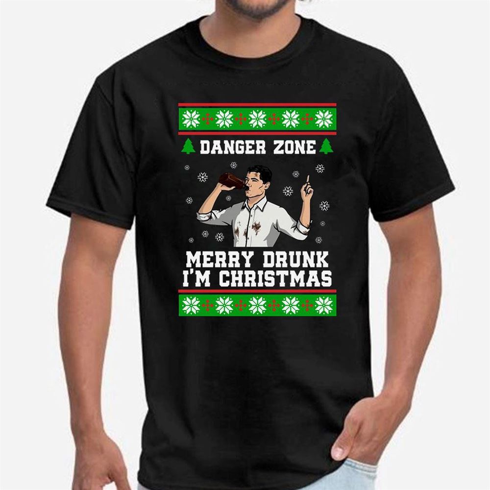 Merry Drunk Sterling Archer Ugly Christmas Sweatshirt