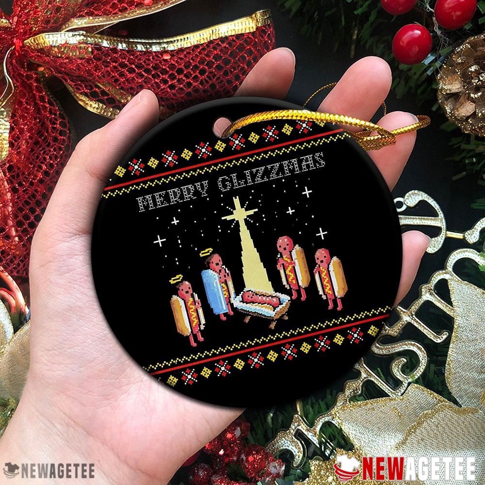 Merry Glizzmas Ugly Ornament