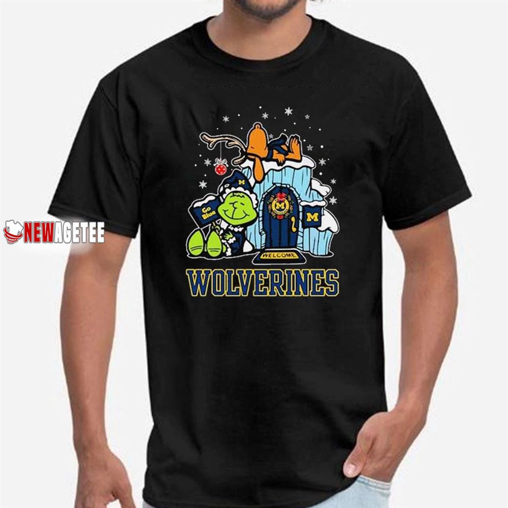 Michigan Wolverines Grinch Nuts Welcome Christmas T-shirt