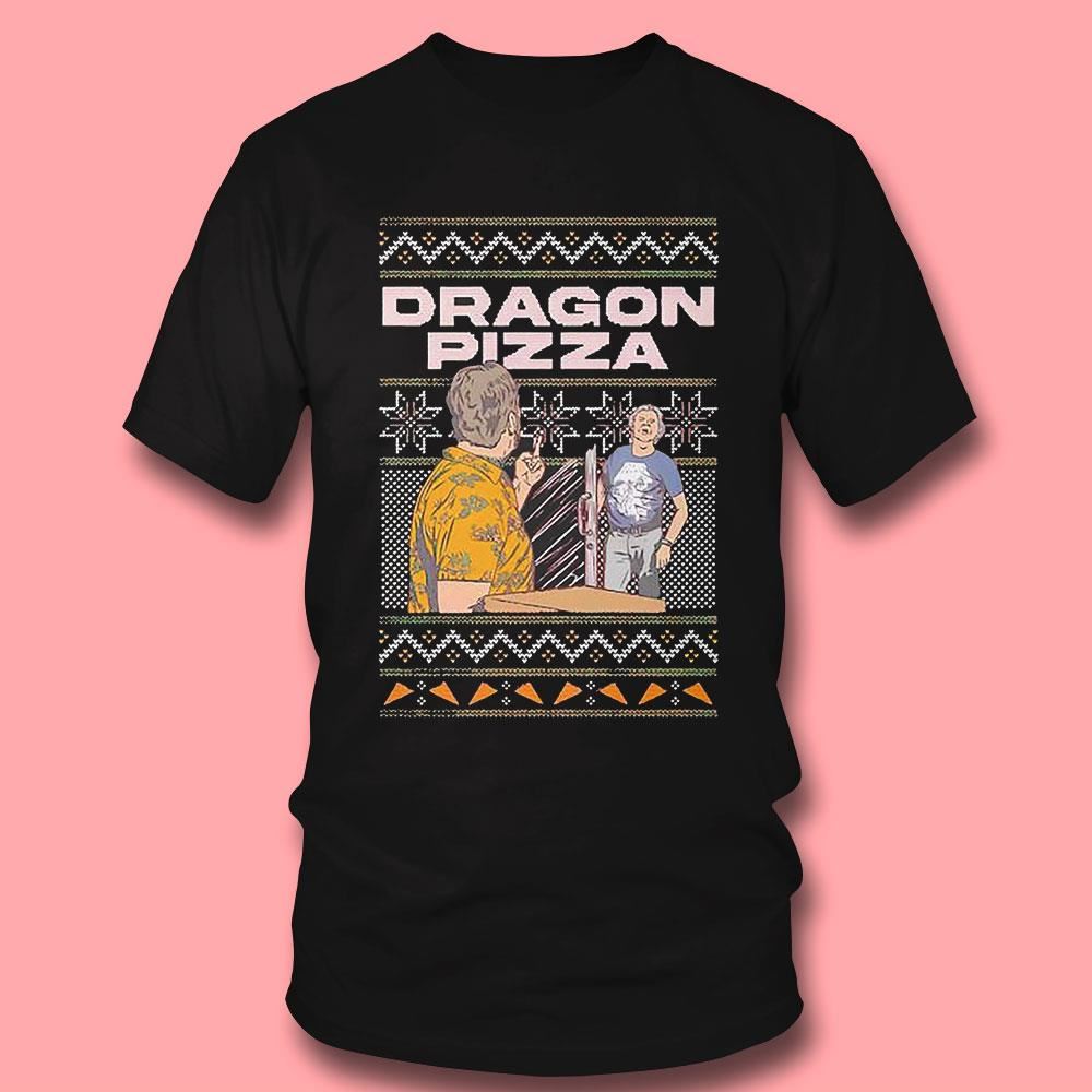 David Portnoy Dragon Pizza Ugly Christmas Sweatshirt
