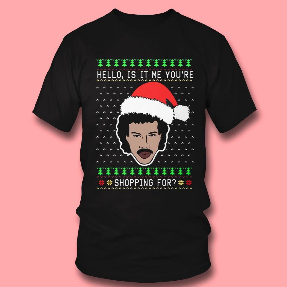 Lionel Richie Hello Ugly Christmas Sweater Lionel Richie Hello Ugly Christmas Sweater