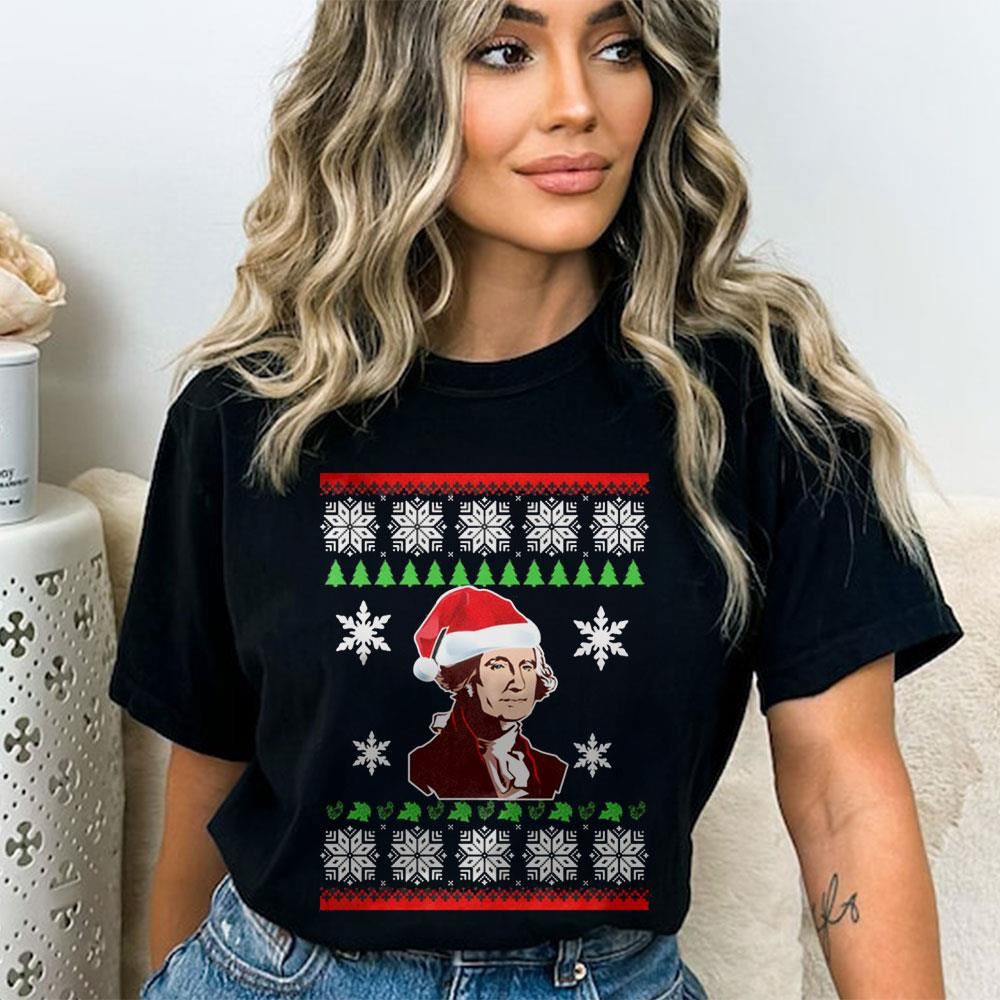 George Washington Ugly Christmas Sweatshirt George Washington Ugly Christmas Sweatshirt