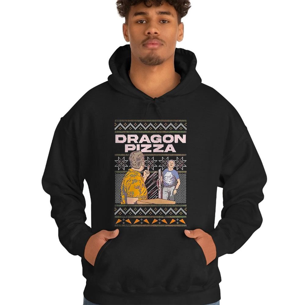 David Portnoy Dragon Pizza Ugly Christmas Sweatshirt David Portnoy Dragon Pizza Ugly Christmas Sweatshirt