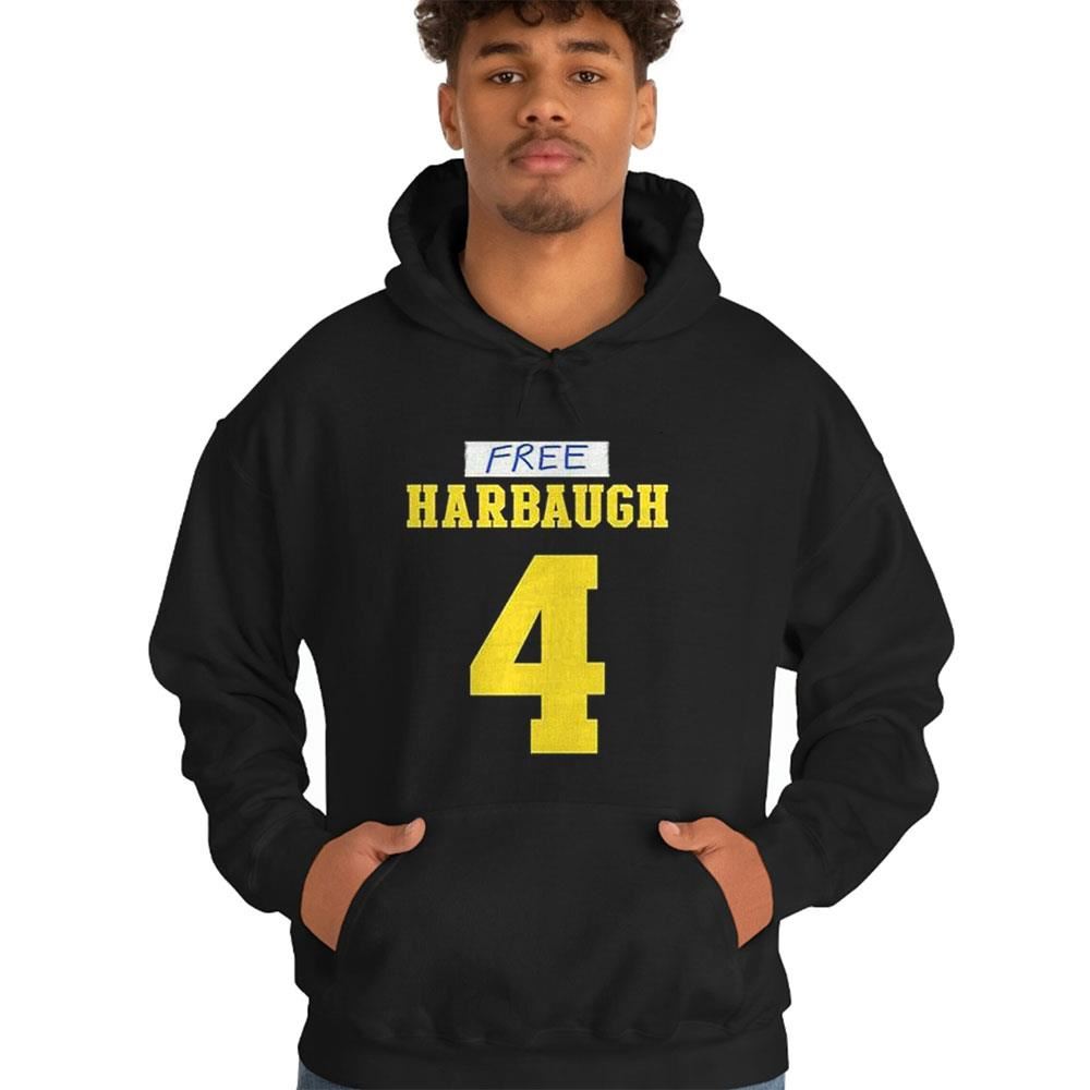 Free Jim Harbaugh 4 T-shirt