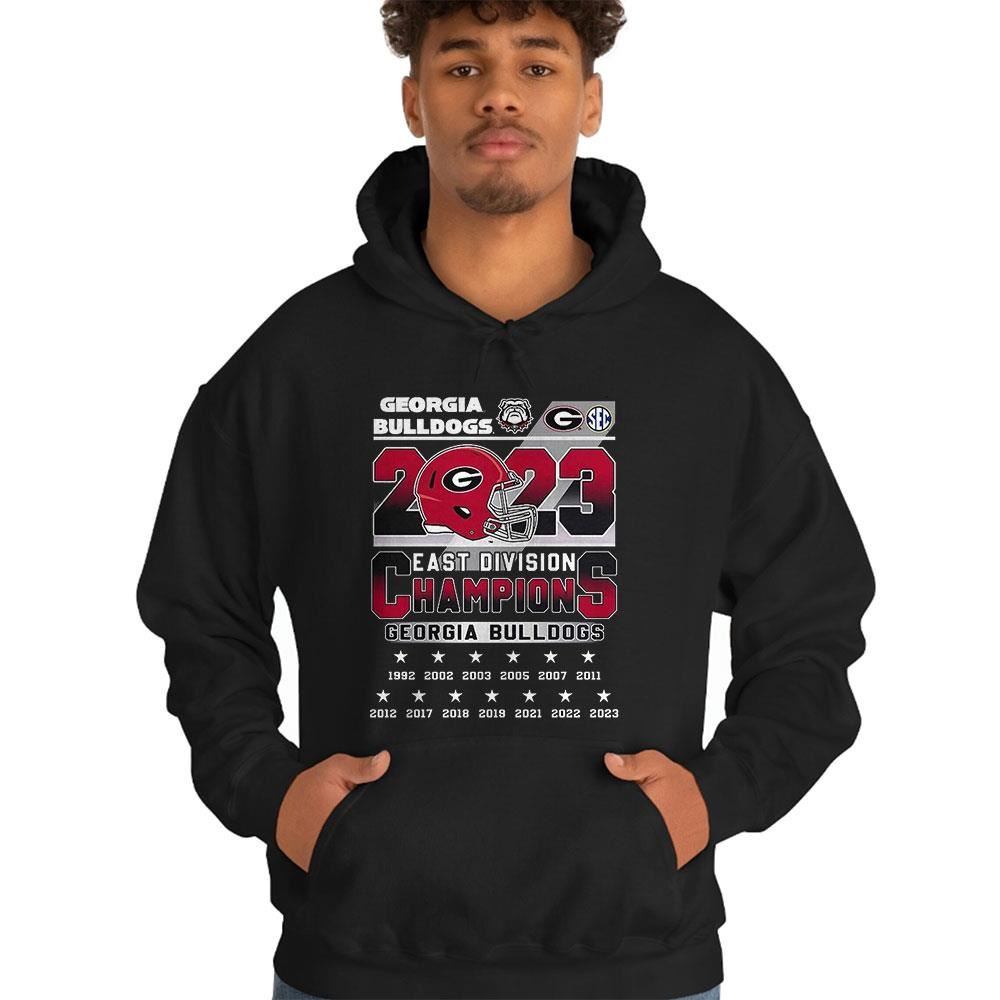 Georgia Bulldogs Sec East Champions 2023 T-shirt