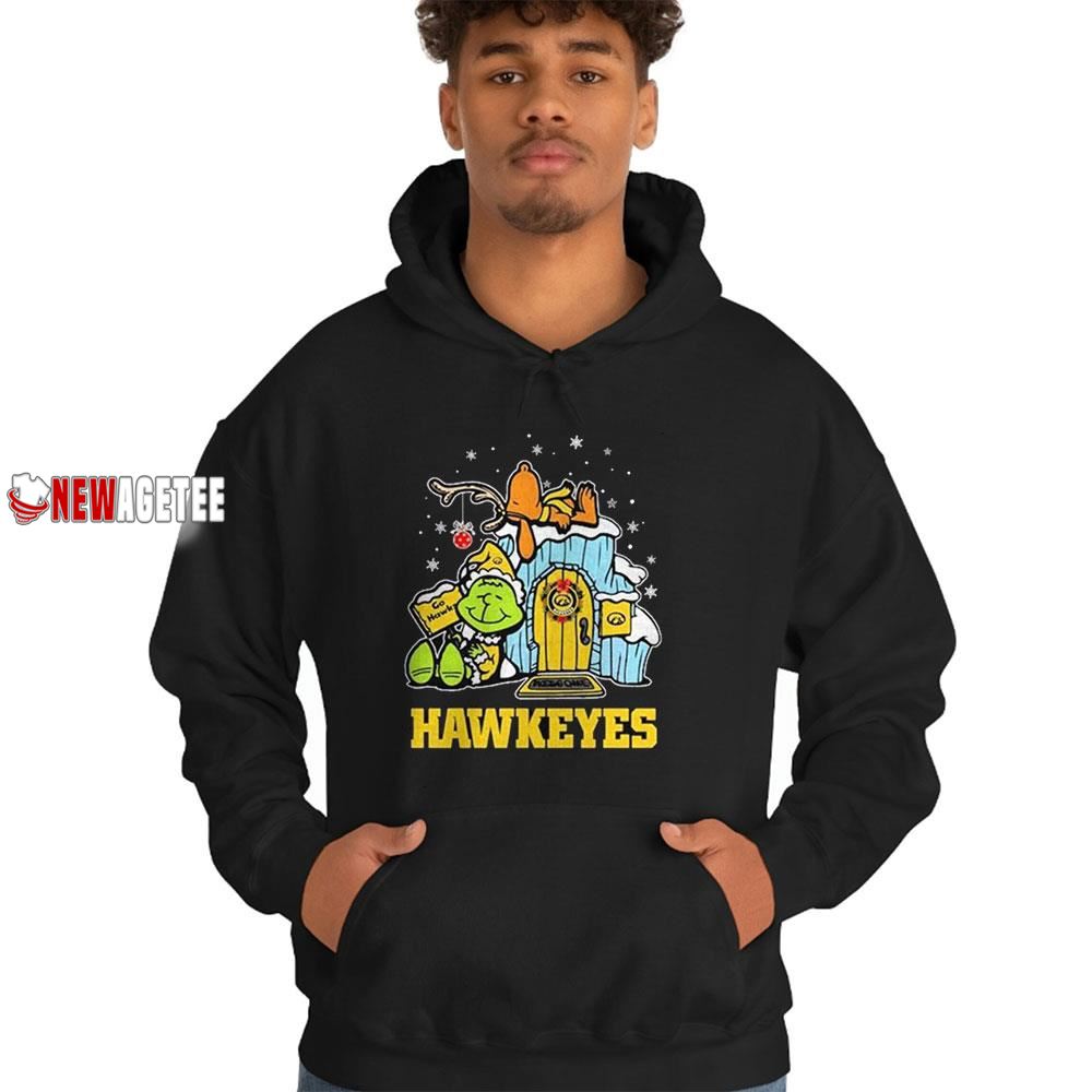 Iowa Hawkeyes Grinch Nuts Welcome Christmas T-shirt