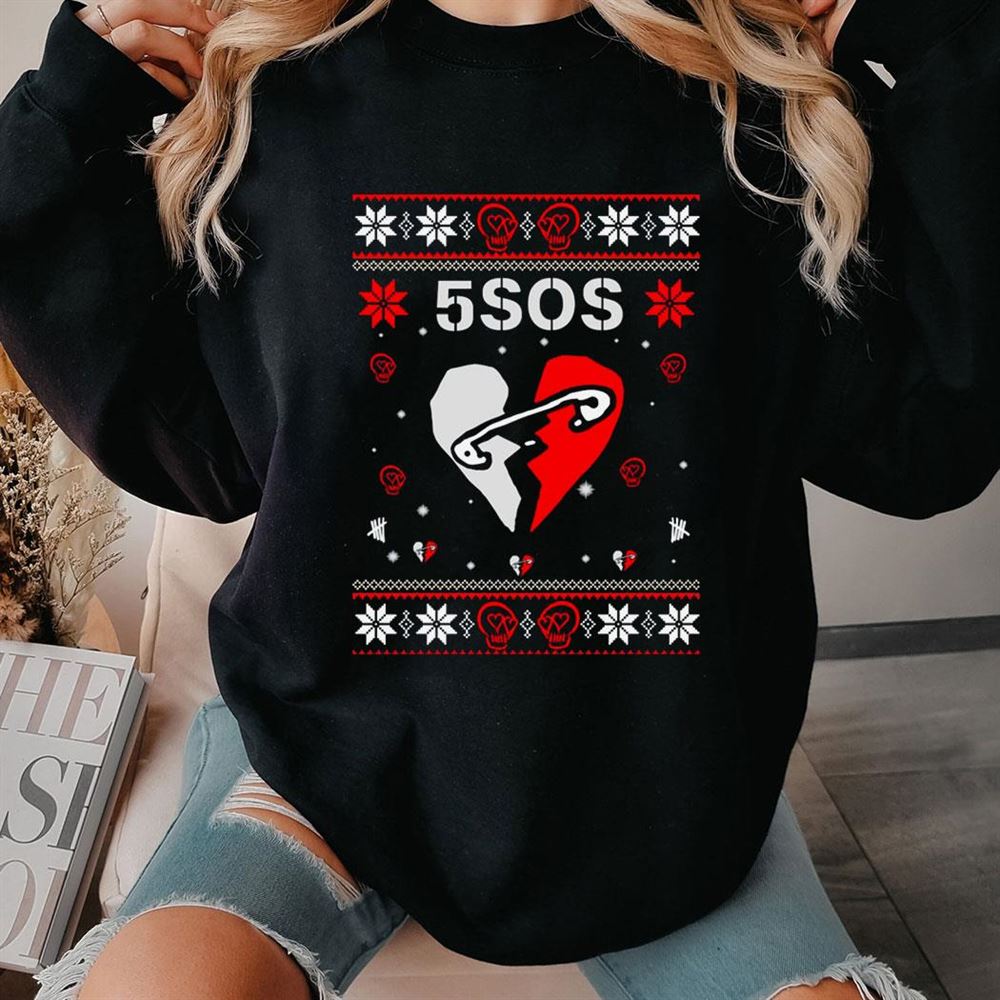 5sos Christmas Ugly Christmas Sweatshirt
