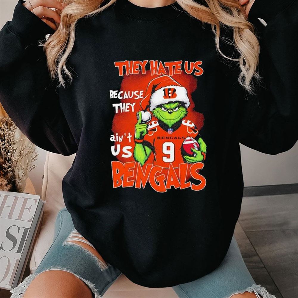 Santa Grinch They Hate Us Because They Ain’t Us Baltimore Orioles Shirt