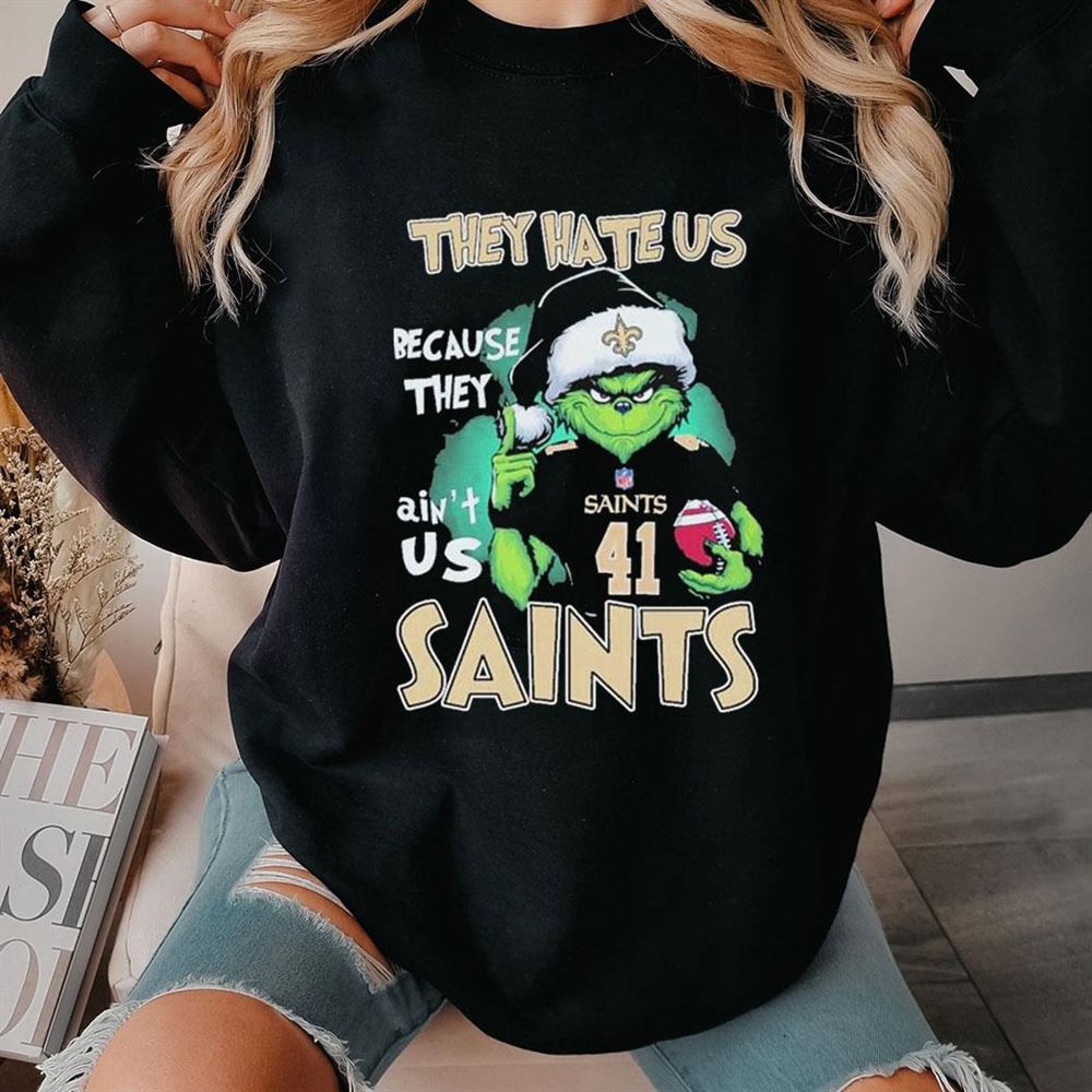 Santa Grinch They Hate Us Because They Ain’t Us San Antonio Spurs Shirt