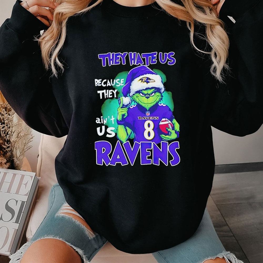 Santa Grinch They Hate Us Because They Ain’t Us Us Cowboys Shirt Santa Grinch They Hate Us Because They Ain’t Us Us Cowboys Shirt