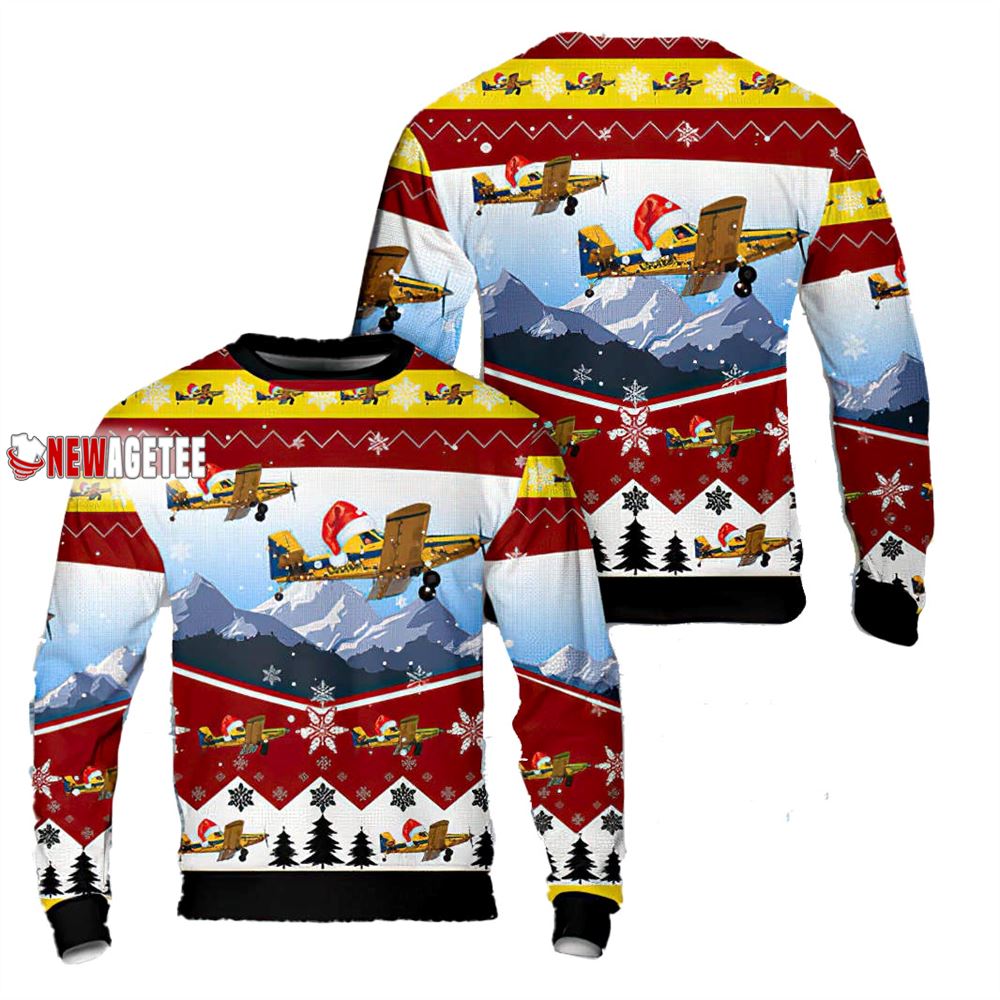 Air Tractor At-500 Family Christmas Sweater Air Tractor At-500 Family Christmas Sweater