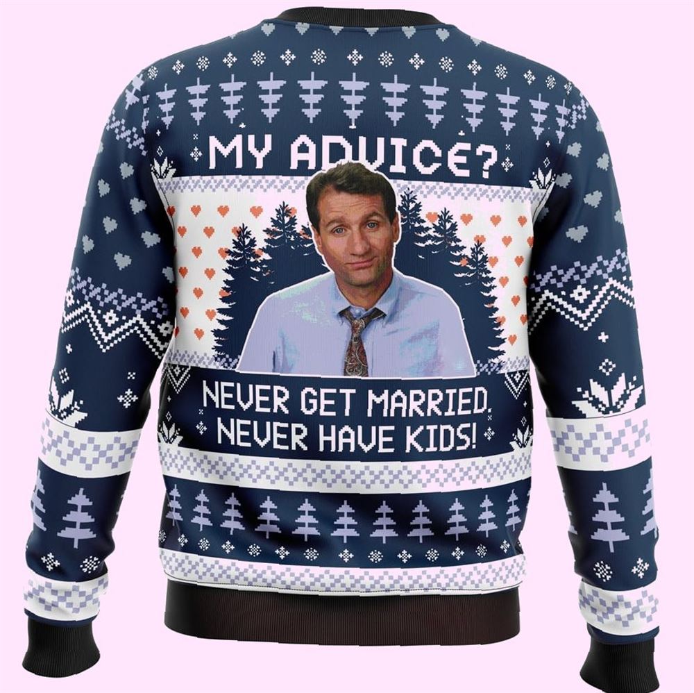 Al My Advice Married With Children Christmas Ugly Sweater