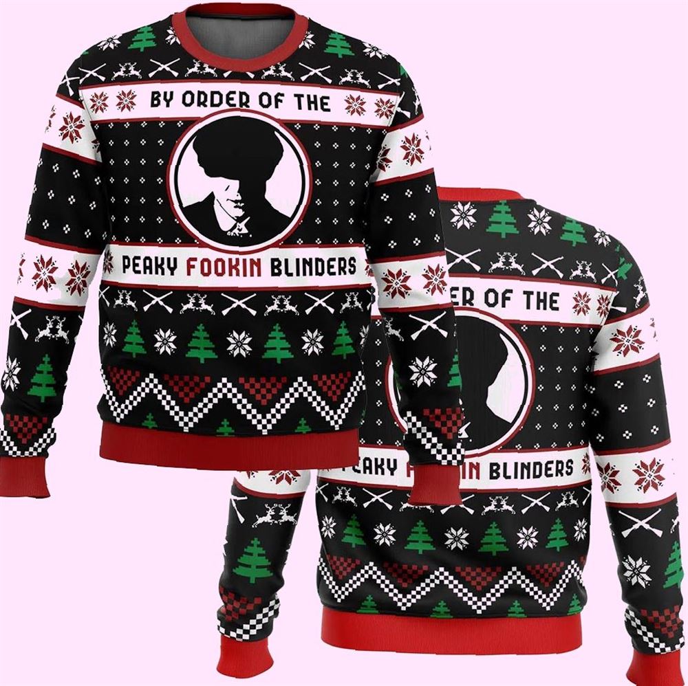 By The Order Of The Peaky Blinders Christmas Ugly Sweater