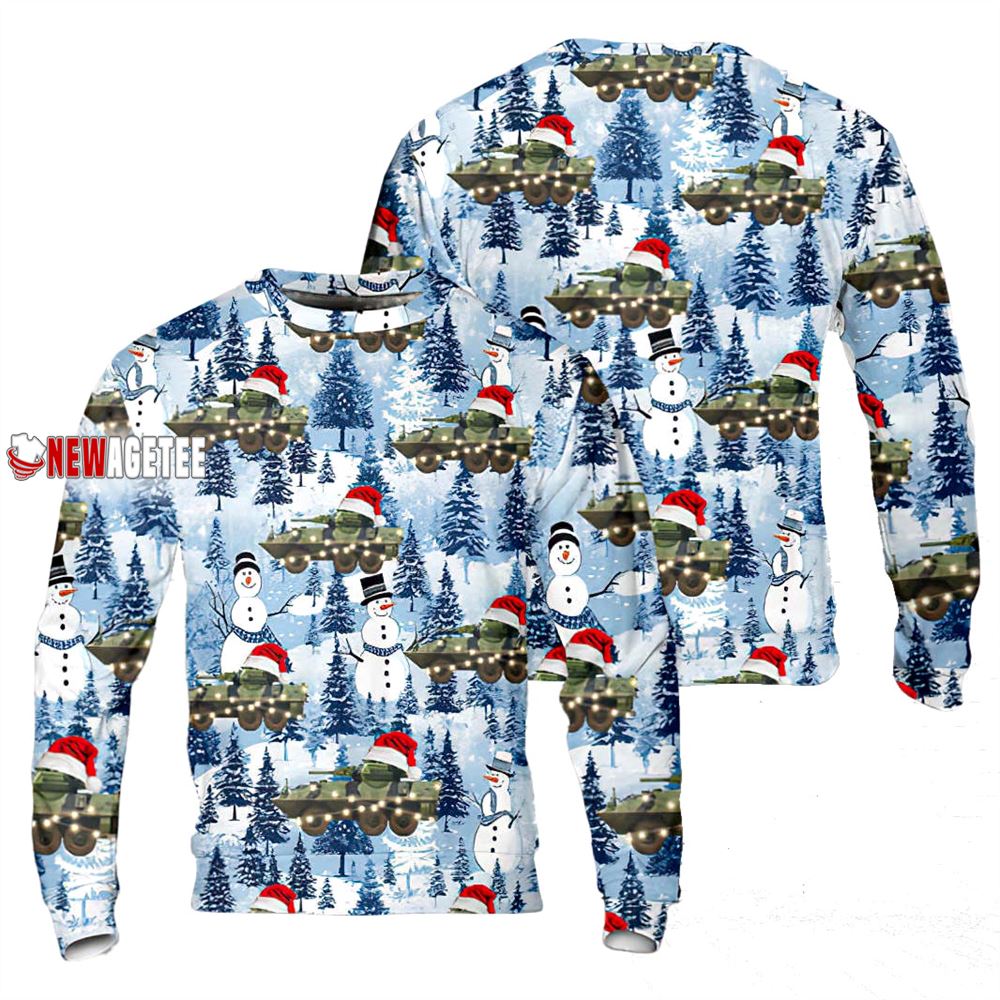 Canadian Army Avgp Cougar Christmas Sweater