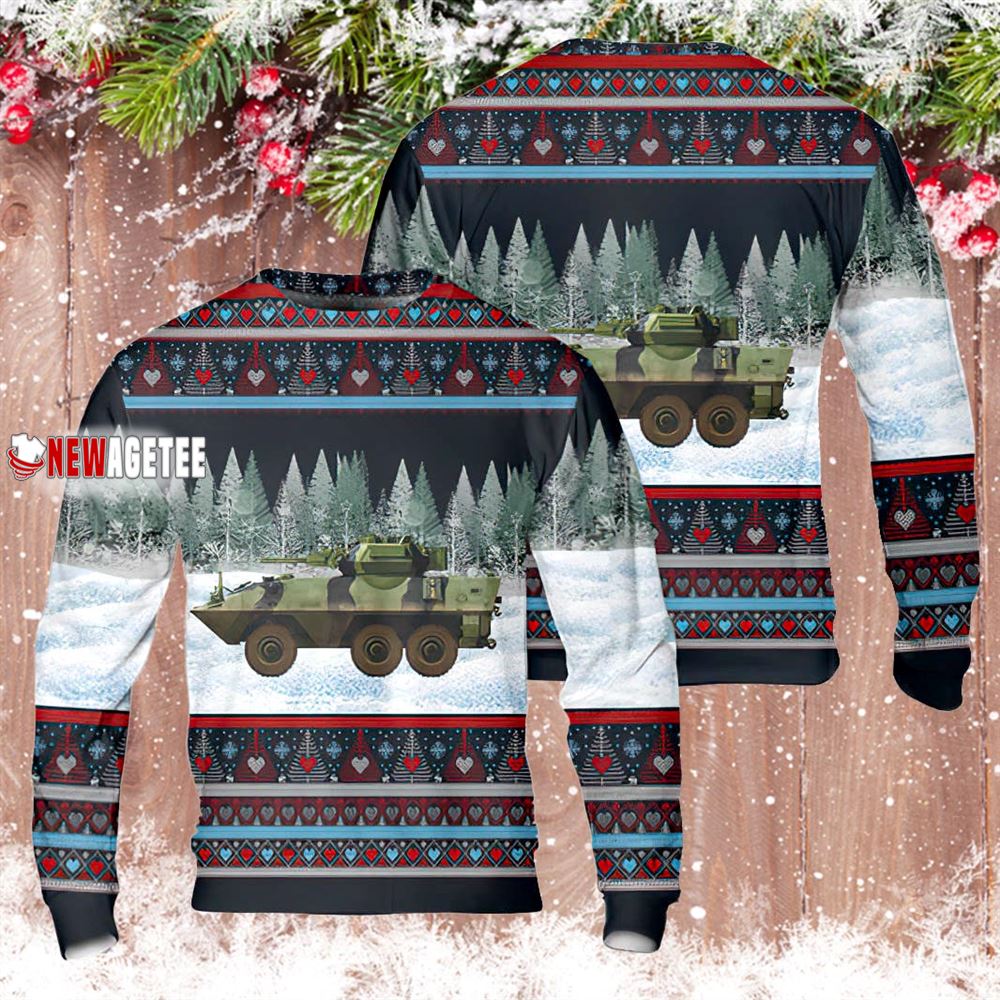 Canadian Army Avgp Cougar Christmas Ugly Sweater