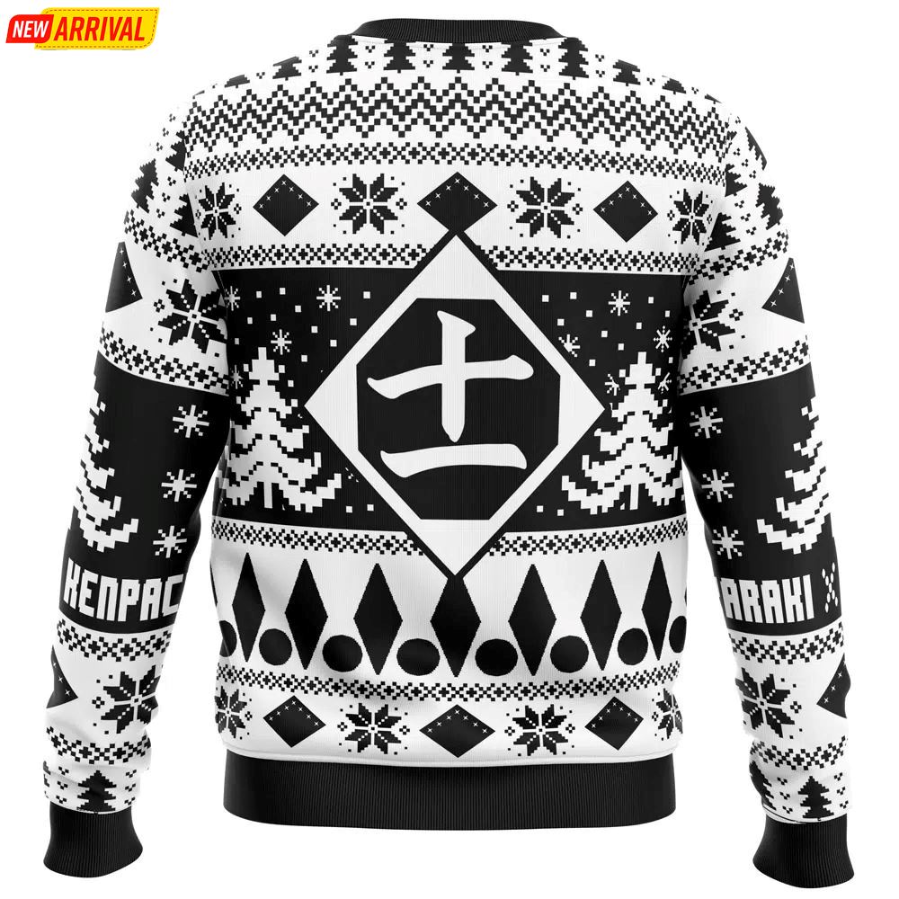 Chibi Kenpachi Zaraki Bleach Christmas Ugly Sweater Chibi Kenpachi Zaraki Bleach Christmas Ugly Sweater