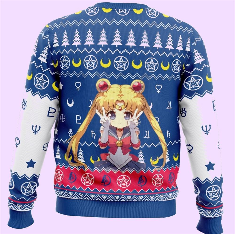 Chibi Usagi Tsukino Sailor Moon Christmas Ugly Sweater