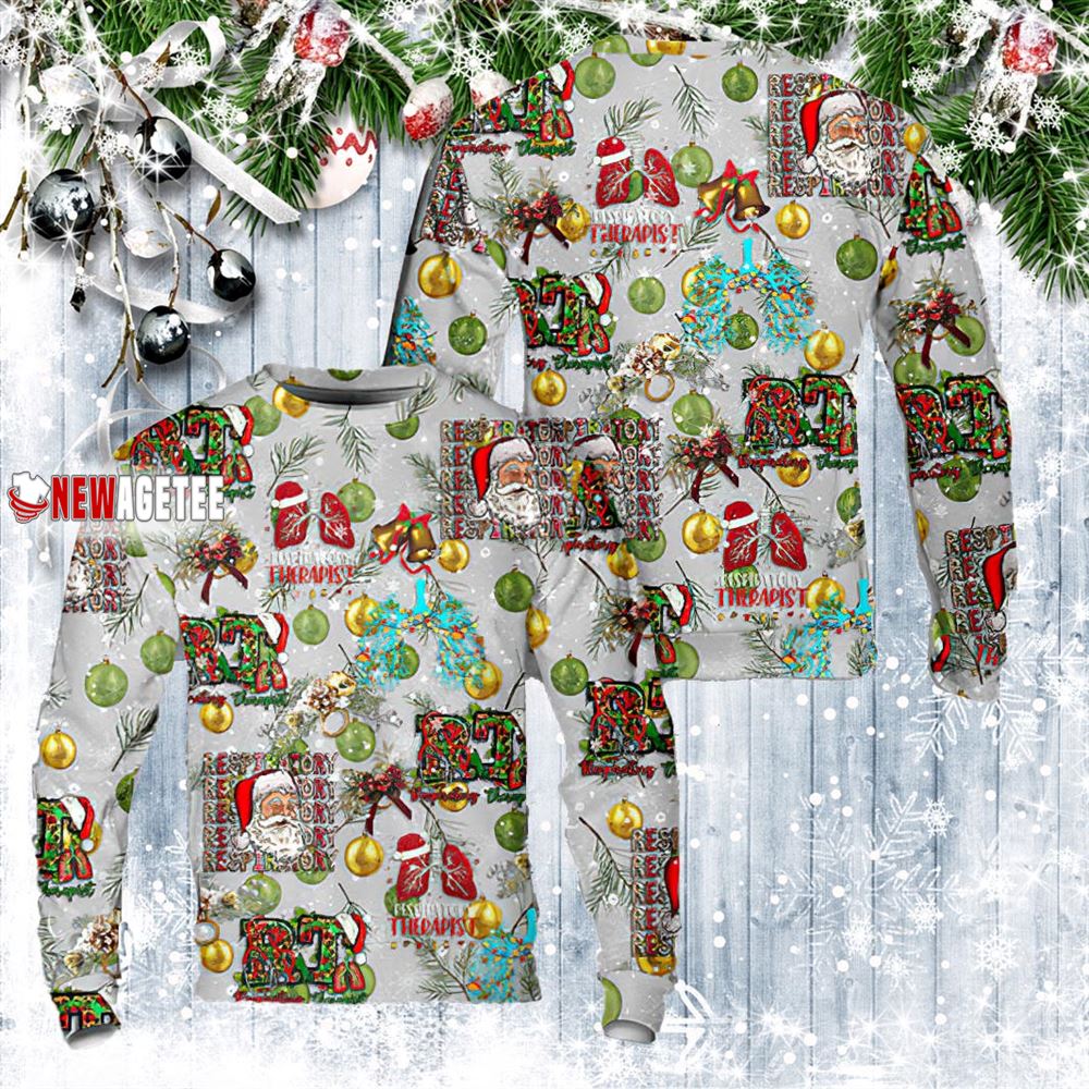 Christmas Respiratory Therapist Sweater