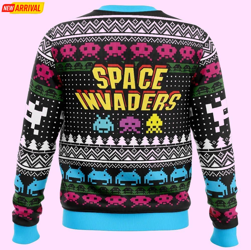 Christmas Space Invaders Christmas Ugly Sweater
