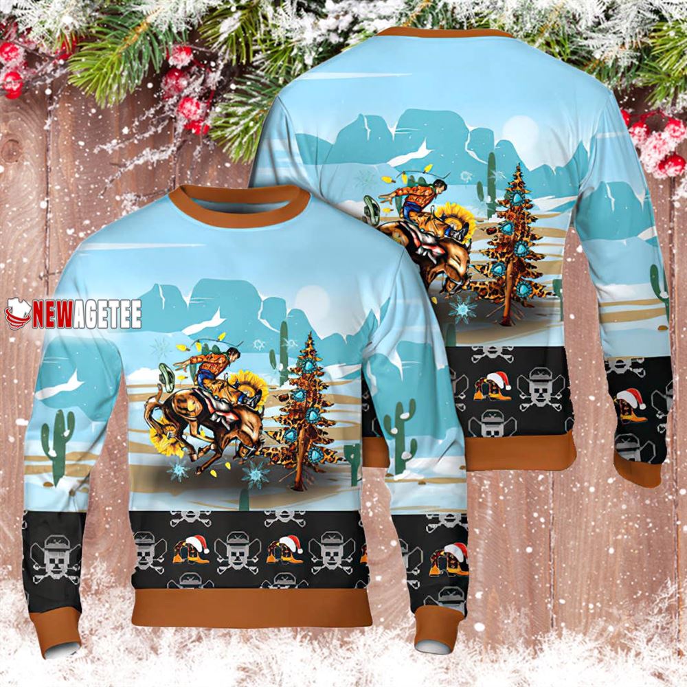 Cowboy Christmas Sweater